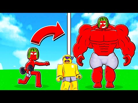 Roblox Skinny to BIGGEST MUSCLES EVER