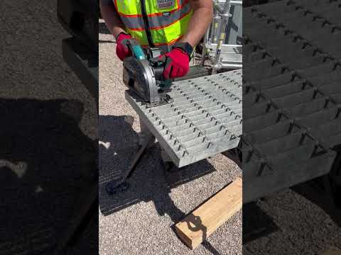 Steel Grating Never Had A Chance. #Shorts