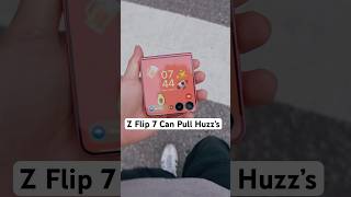 Z Flip 7 is a Cool Phone to Pull the Huzz’s #galaxyzflip #samsung #iphone #android