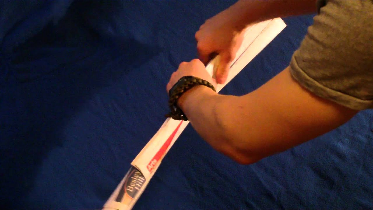 How to make a paper baton (weapon) surviveruk YouTube