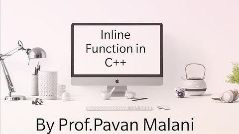 Inline Function in C++