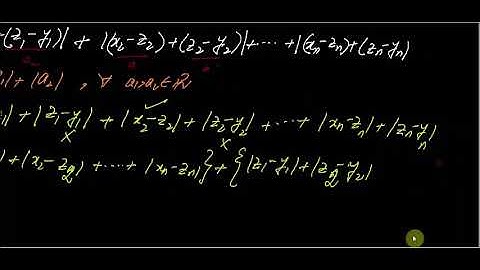 #MTH405 Lecture 25 Part 5 taxicab in Rn 2