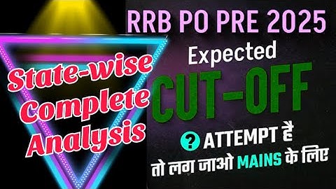RRB PO Prelims Exam Analysis 2025 🔥 Expected  Cut-Off | Safe Attempts 🎯 2025 Cut-Off Prediction