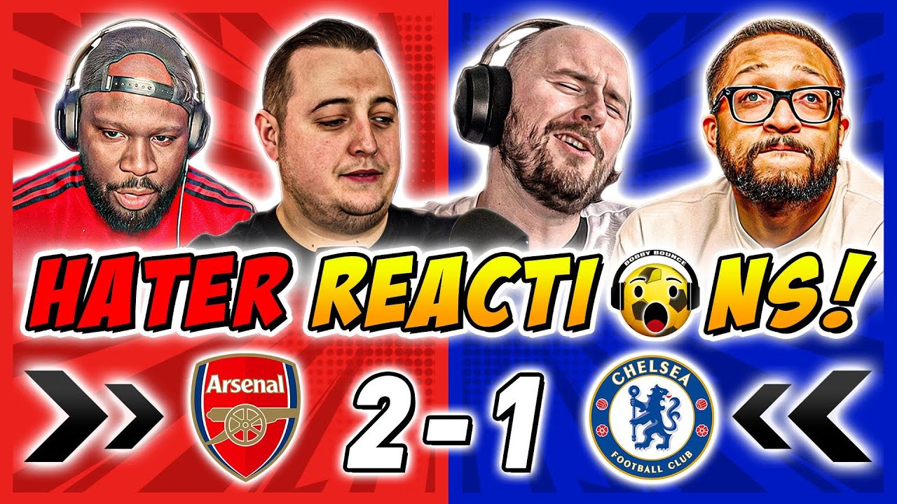 Arsenal's Rivals & Haters RAGING 🤬 Reactions to Arsenal 2-1 Chelsea | Premier League Fan Reactions