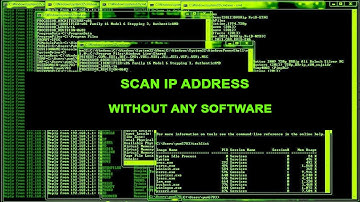 How to scan all IP Addresses in your LAN without any software With CMD
