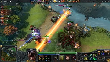 05 Dendi Pudge Badman Lifestealer vs Crit Techies Epic Game 7k MMR Gameplay Dota 2