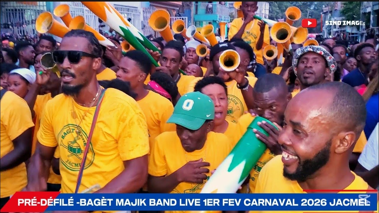 PRE-PARADE MAGIC WAND BAND LIVE FEB 1ST CARNIVAL 2026 JACMEL