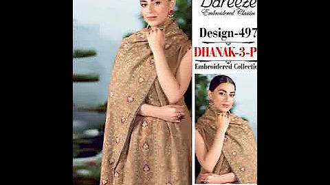 Bareeze Brand|dhanak|full embroidery #dhanak #dress #fashion #fancam #fancy