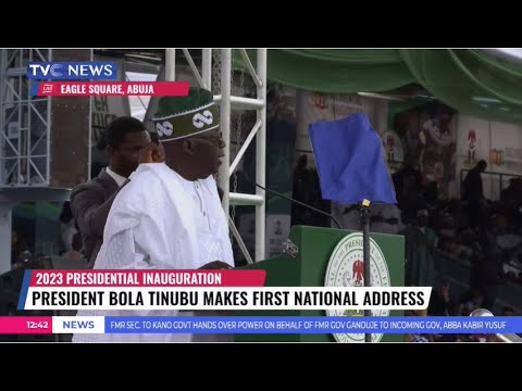 Bola Ahmed Tinubu Delivers First Speech As President Of Nigeria | TRENDING