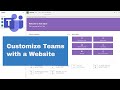 How to Build a Website in Microsoft Teams - Using SharePoint