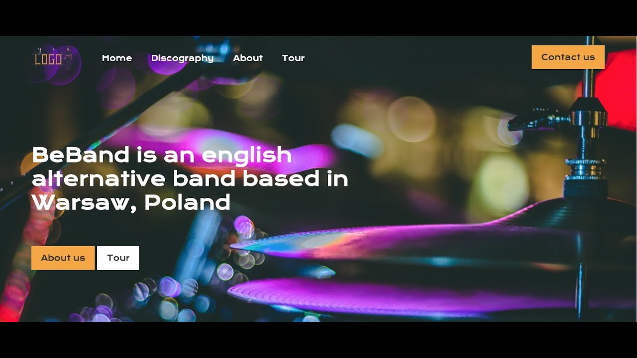Band Css Layout Template Band parte 4 de 5 HTML y CSS (TOUR) 👨💻🖥 - YouTube