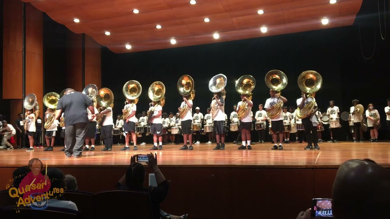 2022 Precision Summer Band Camp Performance - Basses/Sousaphones