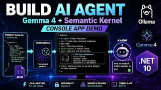 Gemma 4 AI Agent in .NET 10 | Semantic Kernel, Ollama & Vector Search
