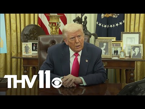 President Trump puts pause on some tariffs from Mexico and Canada - YouTube