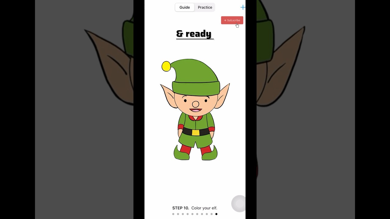 Elf drawing 🧝🎨 