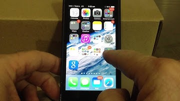 Apple iPhone iOS 7 First Look - Folders