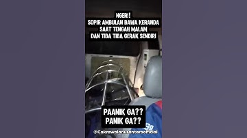 Seram! Keranda di Ambulans Tiba-Tiba Bergerak Sendiri di Tengah Malam