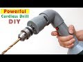 How to make Simple Cordless Drill using PVC pipe