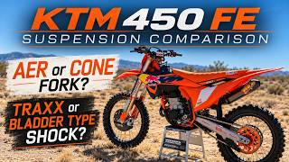 WP Suspension Comparison on KTM 450 FE
