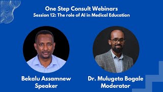 Webinar session 12 “The Role of AI in Medical Education”