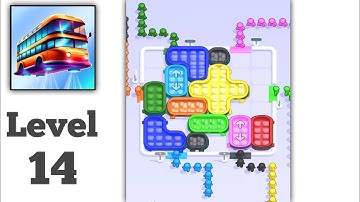 Sky Rush Traffic Puzzle level 14 ✅
