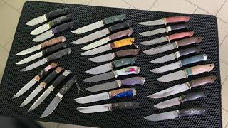 Выставка популярных ножей В Наличии | Ножи с инкрустацией /Доставка по всему Миру