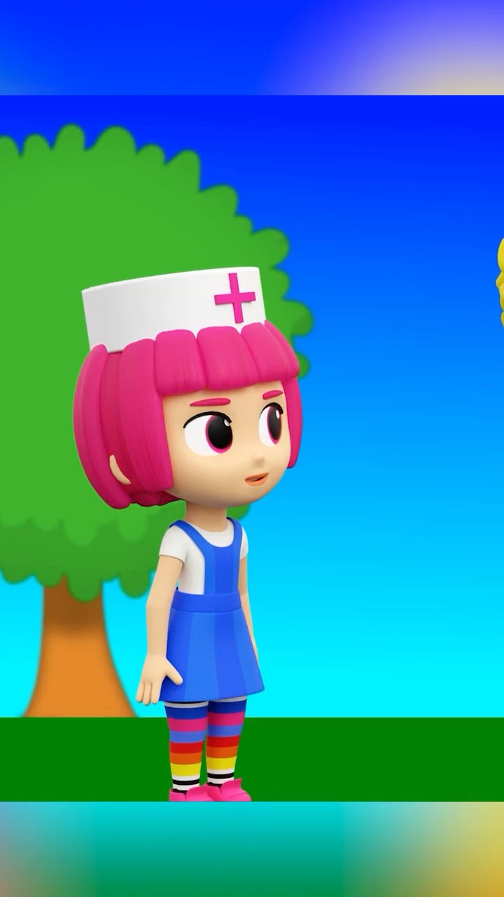 Learn Professions with Lya-Lya: The Doctor, Firefighter and Police | D Billions #shorts #db