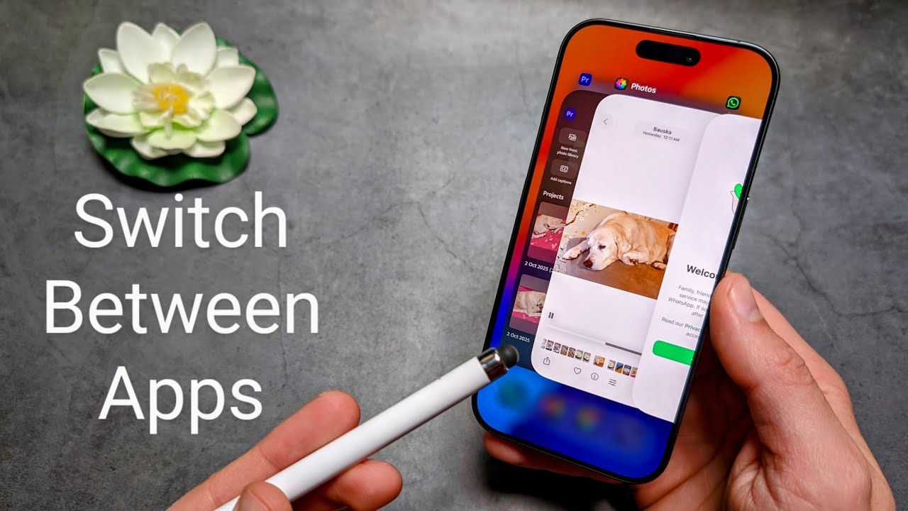 How to Switch Between Apps Open in the Background on iPhone 17 PRO / 17 ...