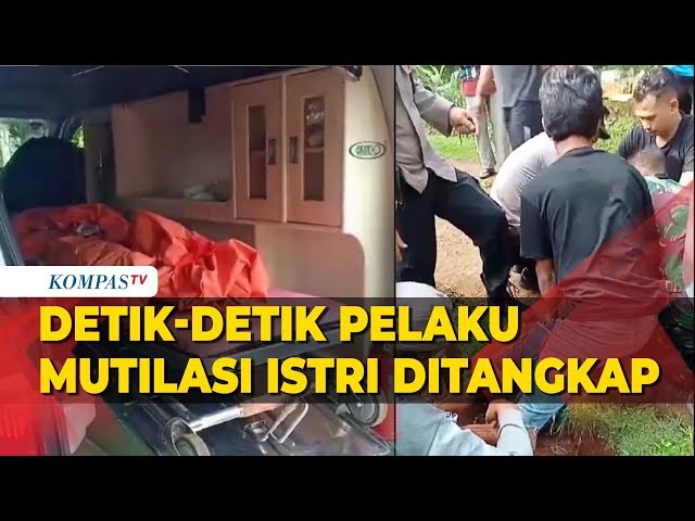 Detik-Detik Pelaku Mutilasi Istri di Ciamis Ditangkap class=