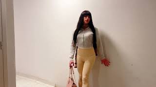 Crossdresser In Leggings