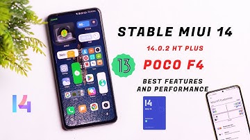 STABLE MIUI 14.0.2 Ht Plus Edition for Poco F4, Paid Features free, Best Performance