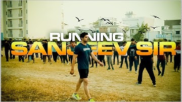 Sanjeev sir Exercise and Running Video | Airforce gd batch Running and exercise video || #motivation