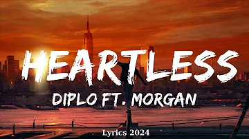 Diplo ft. Morgan Wallen - Heartless (Lyrics)  || Music Jace