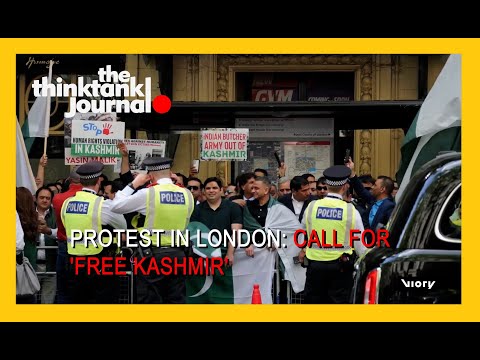 PROTEST IN LONDON  CALL FOR 'FREE KASHMIR'