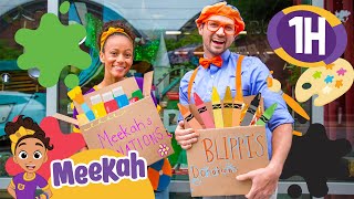 meekah blippis art crafts marathon educational videos for kids