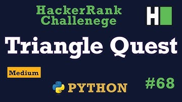 68. Triangle Quest: Hackerrank | Python Solution Explained