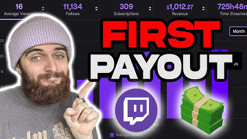 How Much Does Twitch Pay SMALL Streamers? (My First Payout)