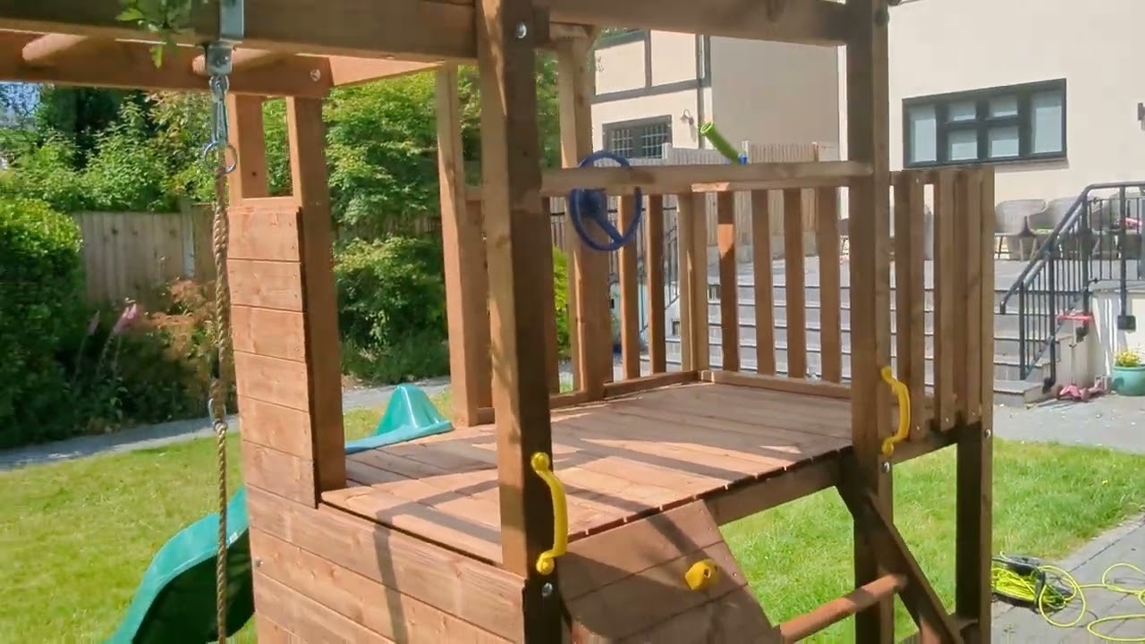 The Dunster House MegaFort Mountain Climbing Frame - Climbing Frame  Installer