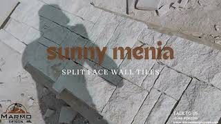 Transform Your Space with Sunny Menia Egyptian Limestone Split Face Wall Tiles ❤️👏
