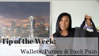 How A Heavy Purse or Thick Wallet Can Lead to Back Pain | Emerald City Spinal Care, Seattle WA