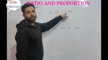 LECTURE-1 #JKSSB/#maths| #ratioandproportion  #faa #vlw | #JSA|#cbse |#ncert |#finance |#jkssb #vlw