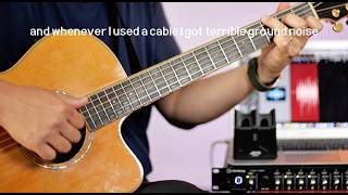 No More Cables! JOYO JW-06 Wireless Guitar Transmitter & Receiver Test