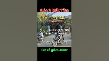 Bán góc 2 mặt tiền kinh doanh quán cafe gần Chợ. #shorts