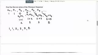Recursively Defined Sequences
