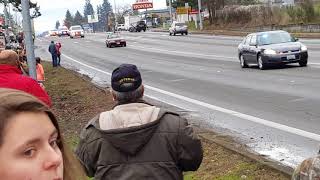 Deputy Daniel A. McCartney funeral procession.