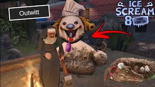 Mati Has A New Location Now!! Ice Scream 8 Outwitt Mod Gameplay