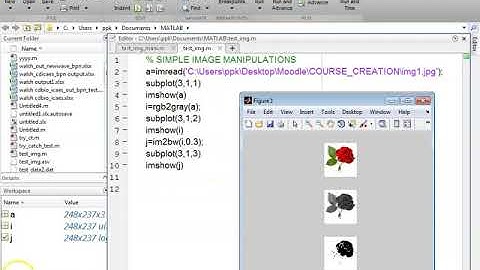 Simple-image manipulation in MATLAB