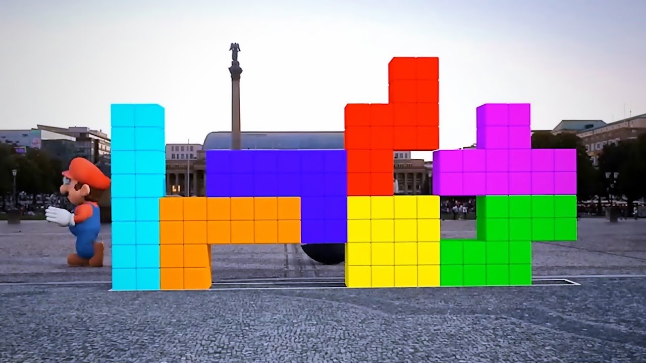 TETRIS in the Town Square