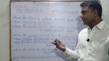 Class 12:My Heaven #Rabindranath_Tagore https://youtu.be/SyXZCfGsb-E
