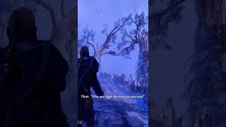 Mimir is Mad #shorts #godofwarragnarok #freya #kratos #gaming #gamingshorts